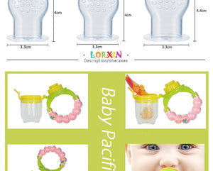 Baby Pacifiers Fruit Feeder Nipples