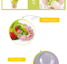 Load image into Gallery viewer, Baby Pacifiers Fruit Feeder Nipples