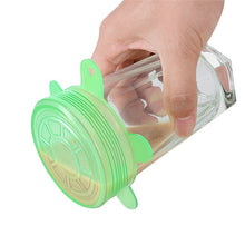 Load image into Gallery viewer, 6pcs Silicone Lid Cover Spill Stopper