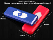 Load image into Gallery viewer, USB flameless Electronic charging lighter