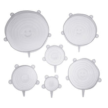 Load image into Gallery viewer, 6pcs Silicone Lid Cover Spill Stopper