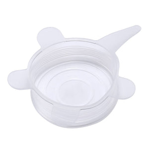 6pcs Silicone Lid Cover Spill Stopper