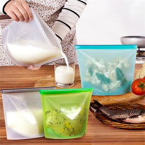 Reusable Silicone Sealing Storage Bag