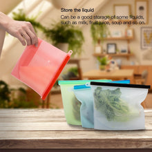 Load image into Gallery viewer, Reusable Silicone Sealing Storage Bag