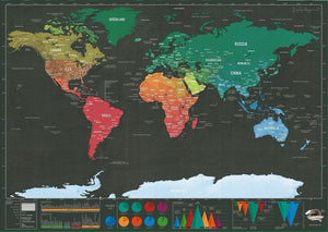 WorldTravel Scratch Map