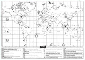 WorldTravel Scratch Map